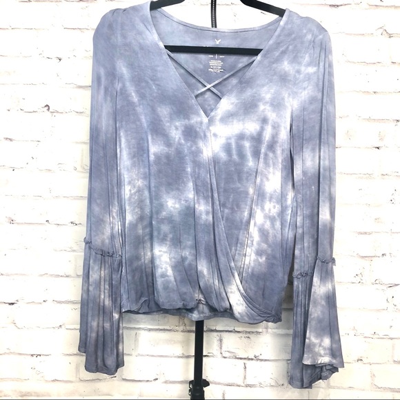 Tie dye blue top - Picture 2 of 3